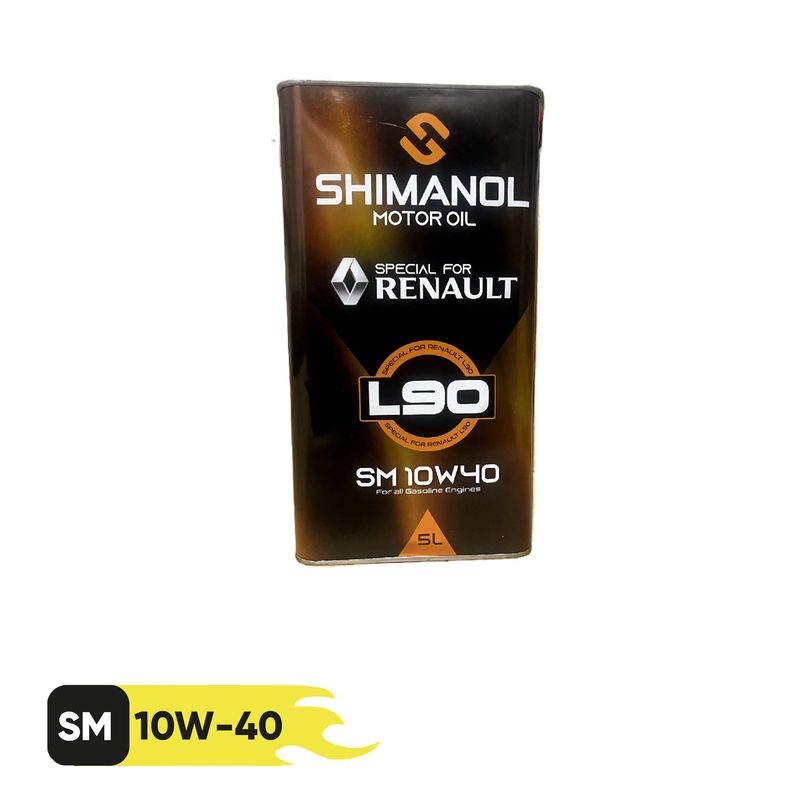 روغن موتور خودرو شیمانول مدل 10w40 sm حجم 5 لیتر